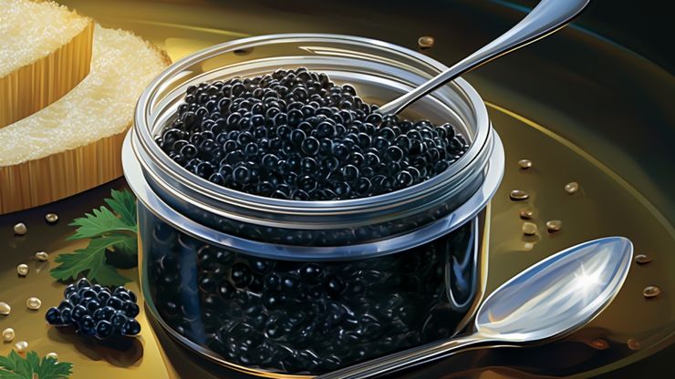 Caviar, Makan Dalam Kemewahan